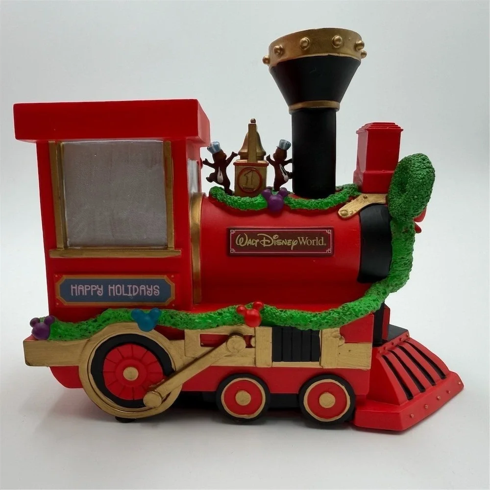 Disney Magical‎ Holidays 2008 Light-Up Train Engine Figurine Mickey w/ Box